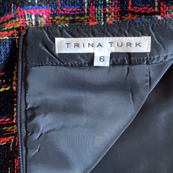 SOLD Trina Turk Jael Tweed Pencil Skirt, Multi - Picture 5 of 10